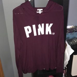 Pink VS hoodie